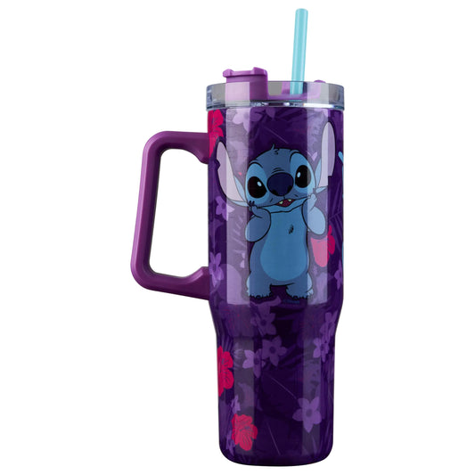 Disney Stitch Insulated Tumbler with Straw and Lid 33oz - Travel Tumbler